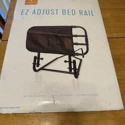 Stander EZ Adjust Bed Rail, Adjustable Senior Bedrail and Safety Assist Railing for Elderly Adults with Organizer Pouch, ASTM Safety Approved Guard-Ra