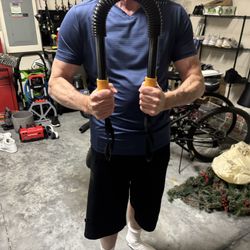 Home Gym Accessories Twister Bar, Jump Rope,  And Spring Collars By Weider