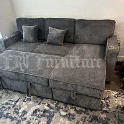 New Dark Gray Sofa 