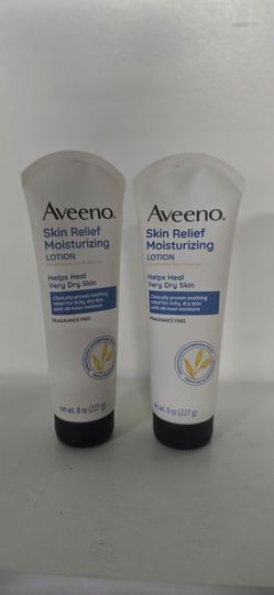2-Pack Aveeno Skin Relief Moisturizing Lotion - Fragrance Free (8 oz)