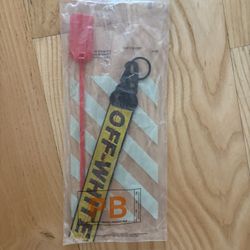 Off White Land yard Key Chain 