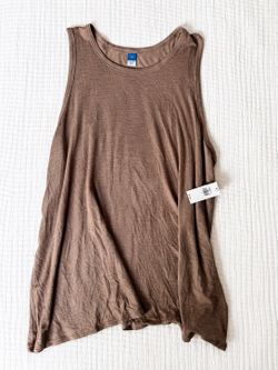 NWT Old Navy Luxe Women’s Tank Top – Size Large – Taupe/Brown