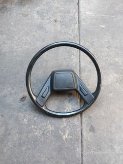 Toyota Steering Wheel Black Vintage