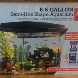 Aqua 6.5 Gallon Fish Tank