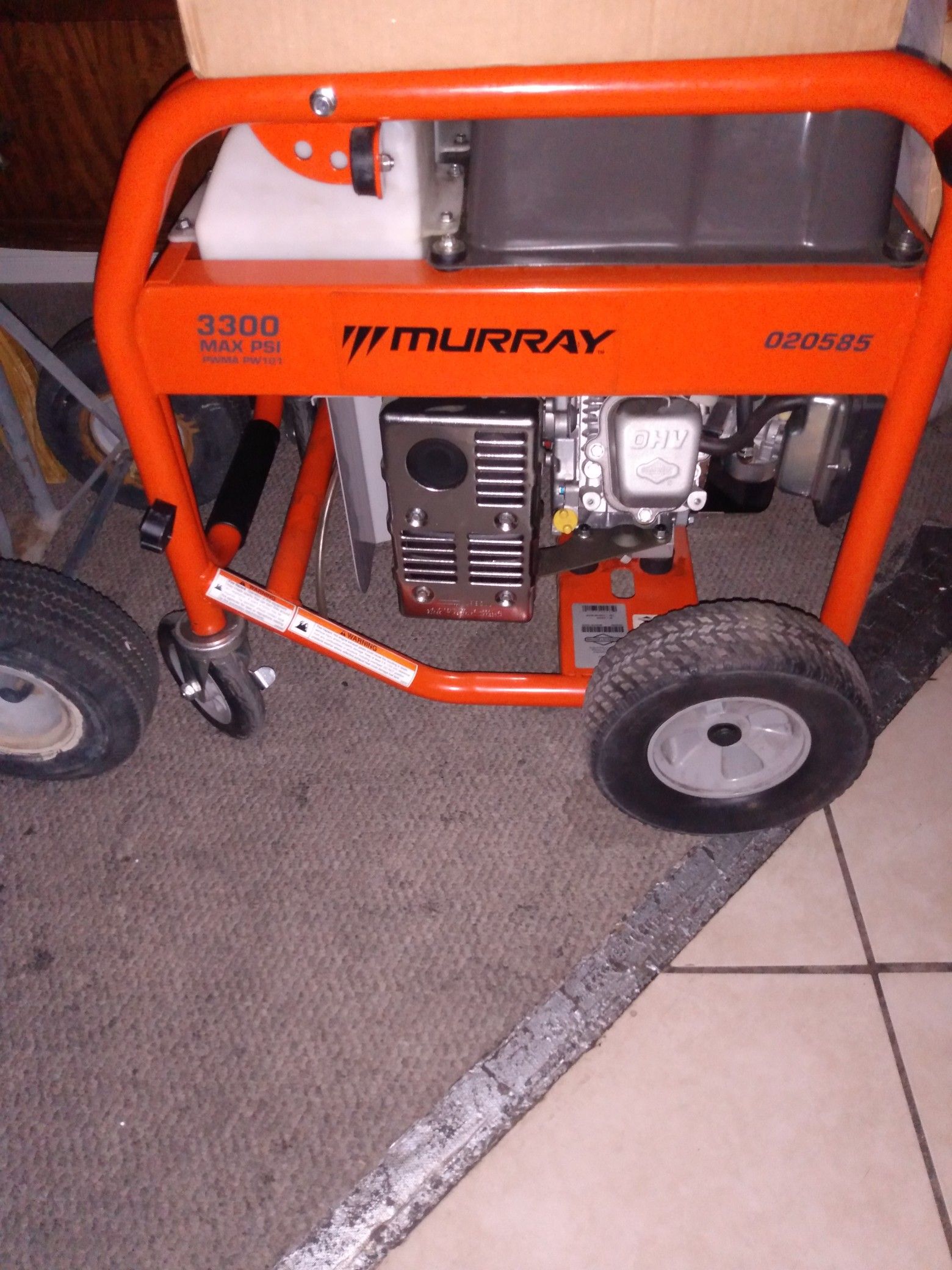 Murry pressure washer almost new $375