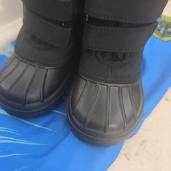 Black Toddler Snow Boots Sz 5