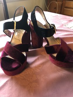 Block high heels