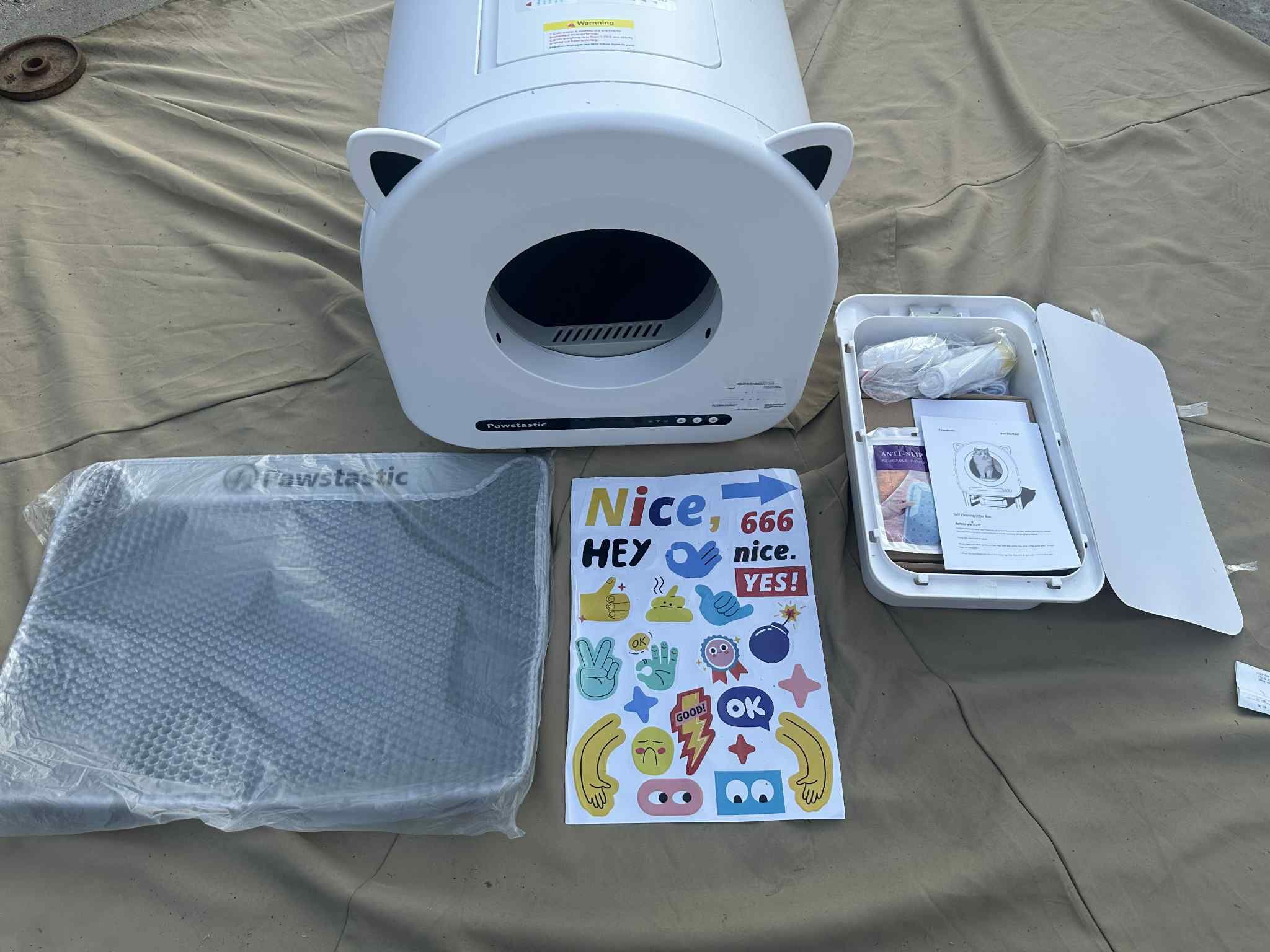 Pawstastic -Self Cleaning Cat Litter Boxes 🐱 Pawstastic - Cajas Para Limpiar arena para gatos con limpieza Automático