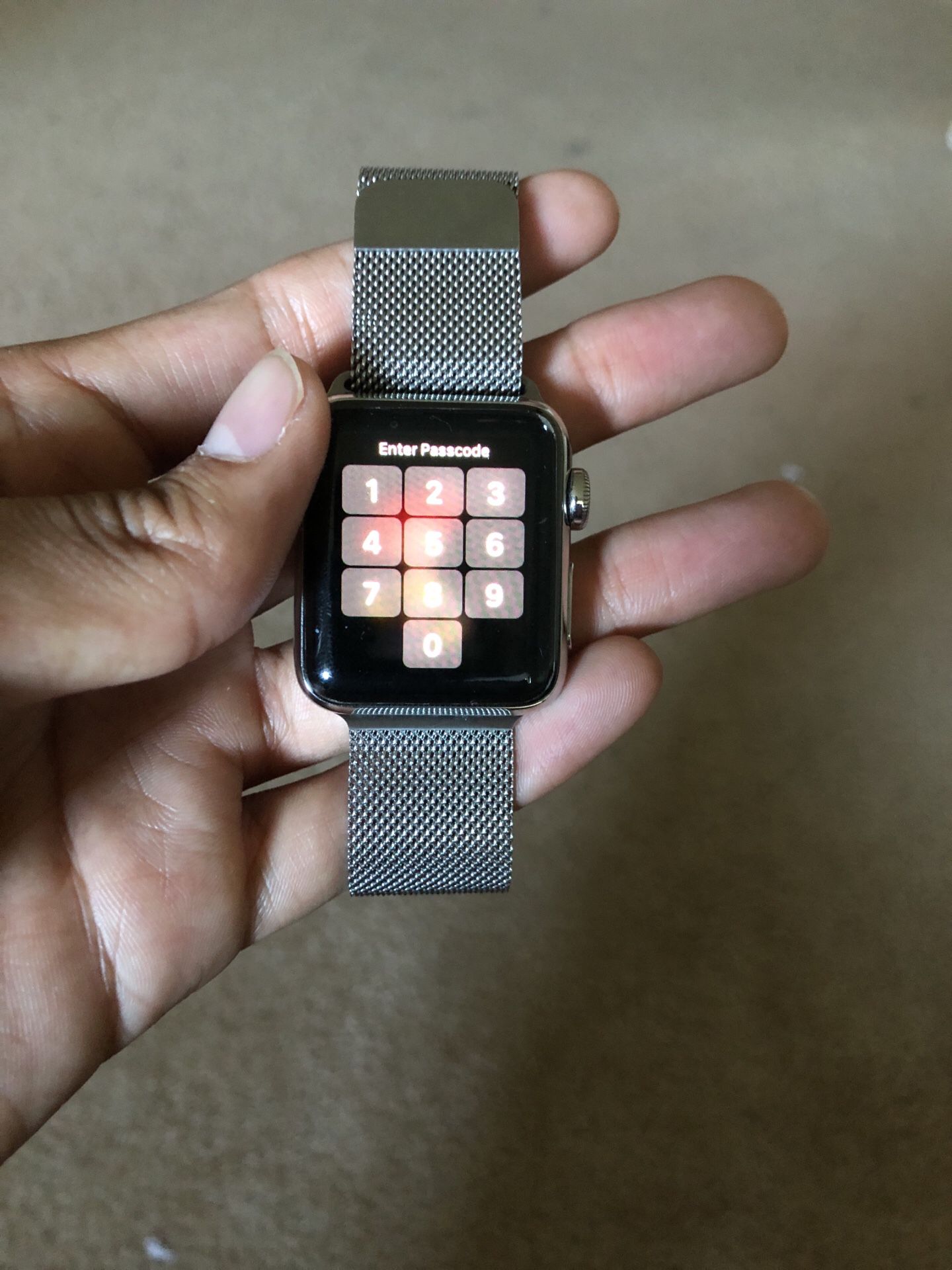 Apple watch series 3 With Milanese loop 38 mm