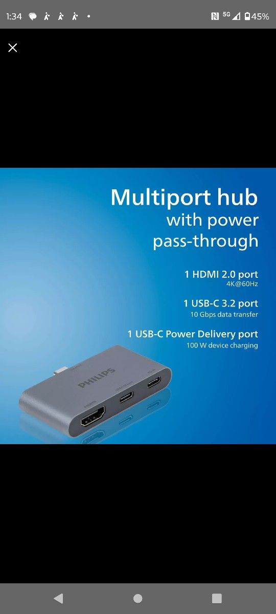 MULTI PORT HUB - HDMI, TYPE - C