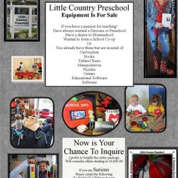 Preschool Equipment / Curriculum / Supplies For Sale