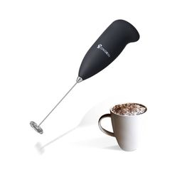 Electric Milk Frother,Handheld Foam Maker for Lattes，Cappuccino，Matcha.Drink Mixer for Hot coco Portable Mini Foamer for Melange Frappe Frappuccino wi