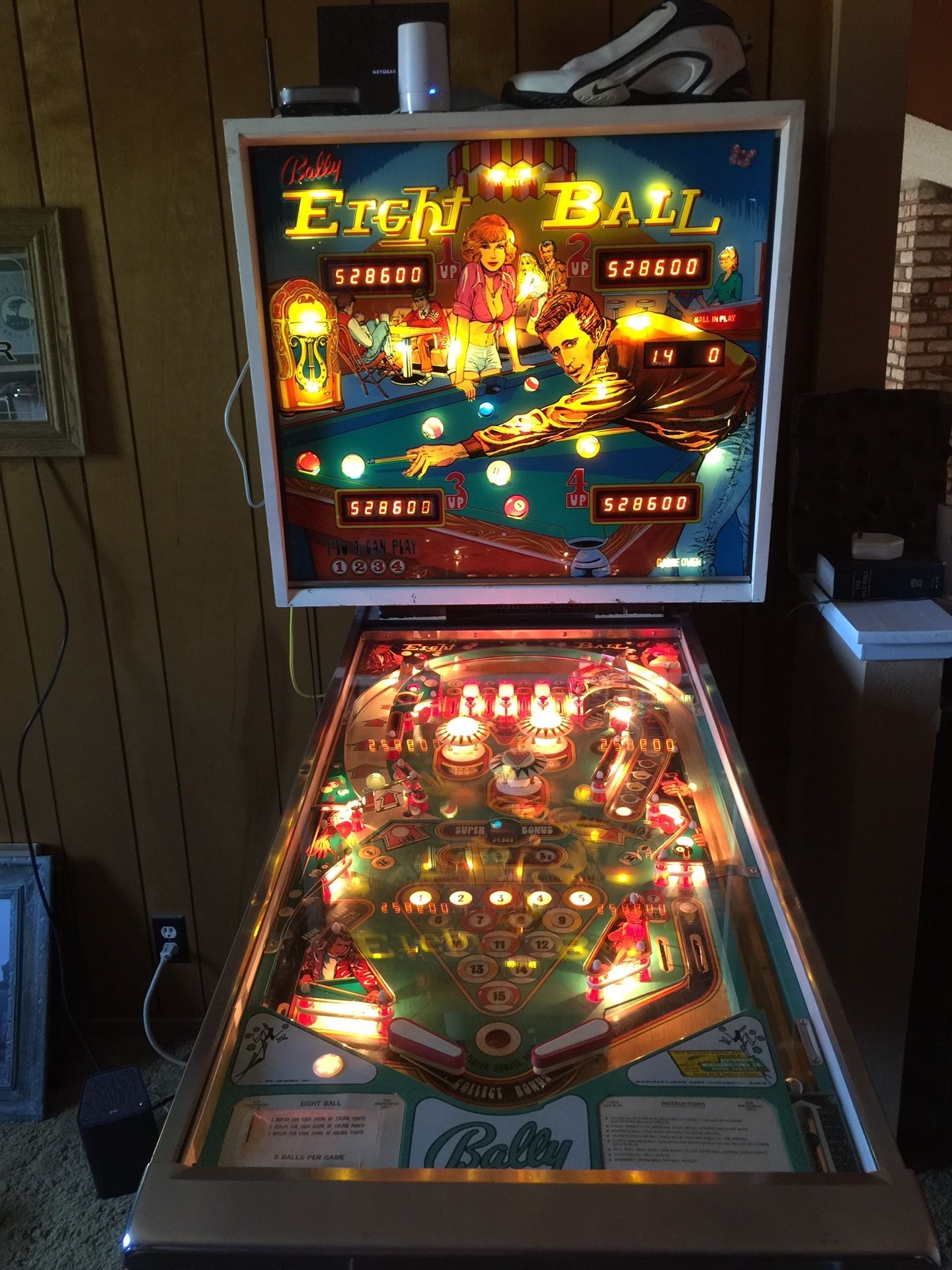 BALLY PINBALL MACHINE THE FONZ