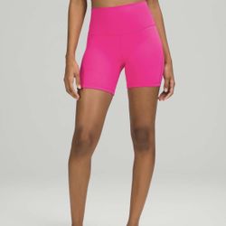 Lululemon Align High-Rise Short 6" - sonic pink Size 4