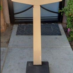 Vintage Health O Meter Doctor's Scale Office Style Weight 350lb. 