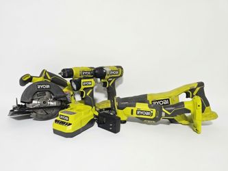 Ryobi 9pc Tool Set 18V