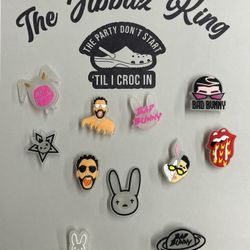 Bad Bunny Crocs Charms/ Jibbitz
