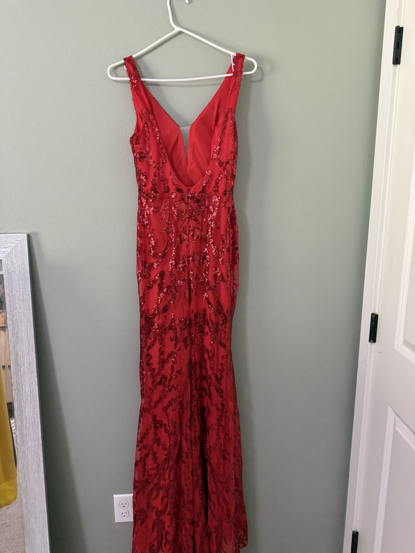 Red Prom Or Wedding Dress Long