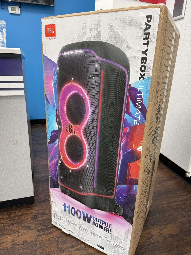JbL Partybox Stage Ultimate 1000W Bluetooth Speaker Payments