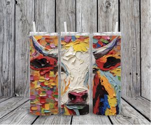 3D Bull Tumbler