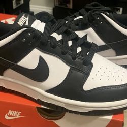 Nike Dunk Low Panda Black White Size 3y PS