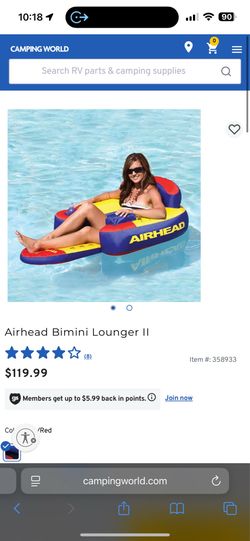Bimini Lounger | Premium Inflatable Pool Float