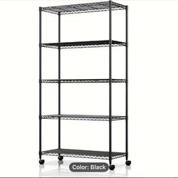 Rolling Metal Shelves    New
