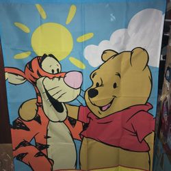 Pooh Tigger Welcome Friends Flag