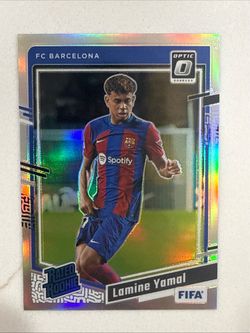 Panini 2023-24 Donruss FIFA Lamine Yamal #177 FC Barcelona Optic Prizm HOLO RC