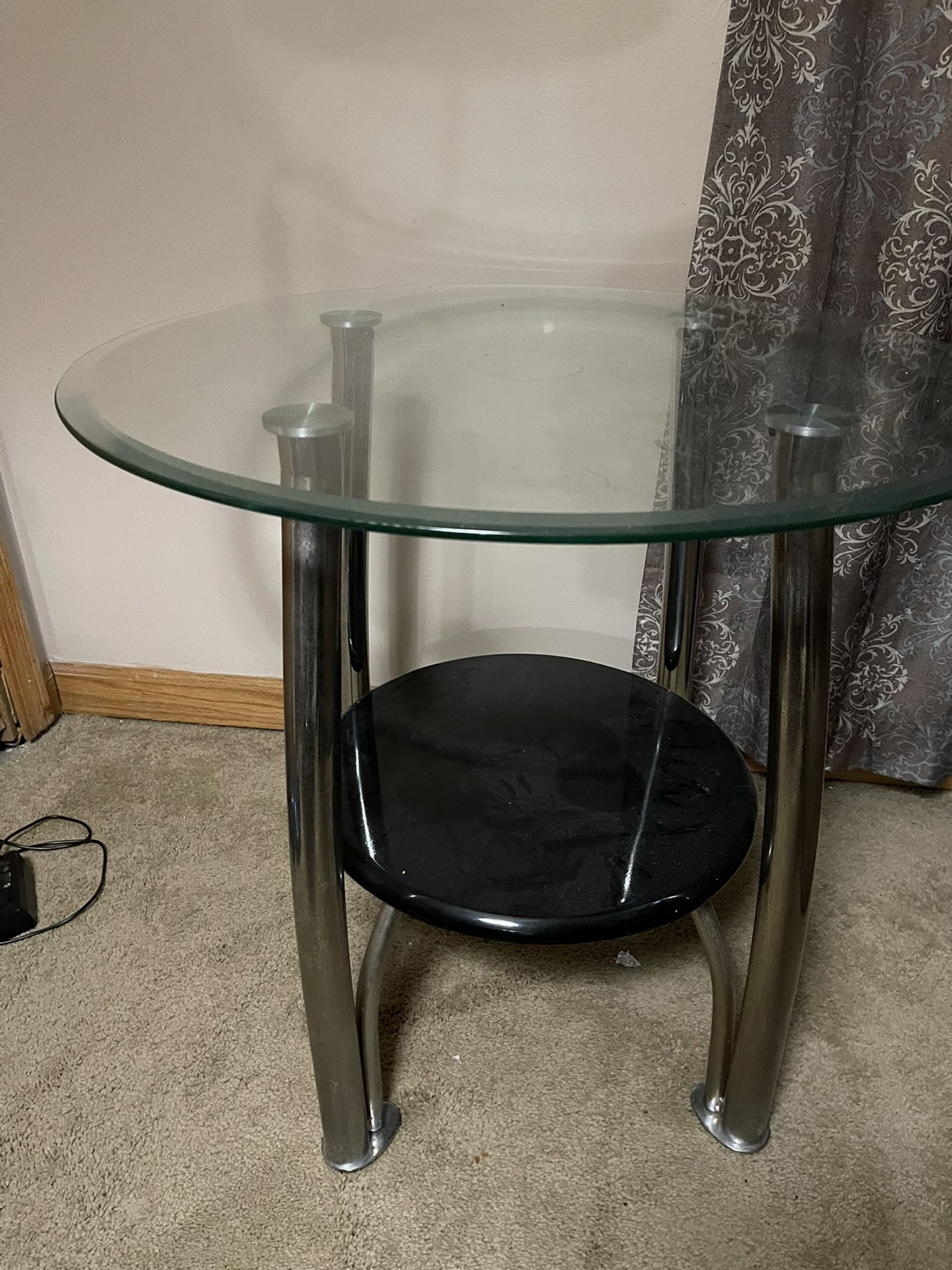 Two Tables Round, Glass Top