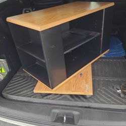 TV and media stand on wheels 