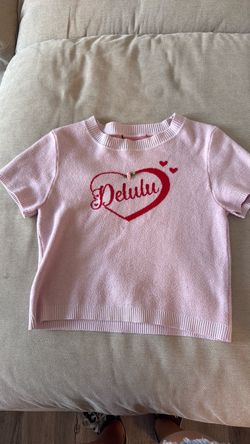 Pink delulu shirt