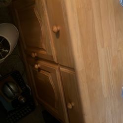 Table With Drawer And Shelf 