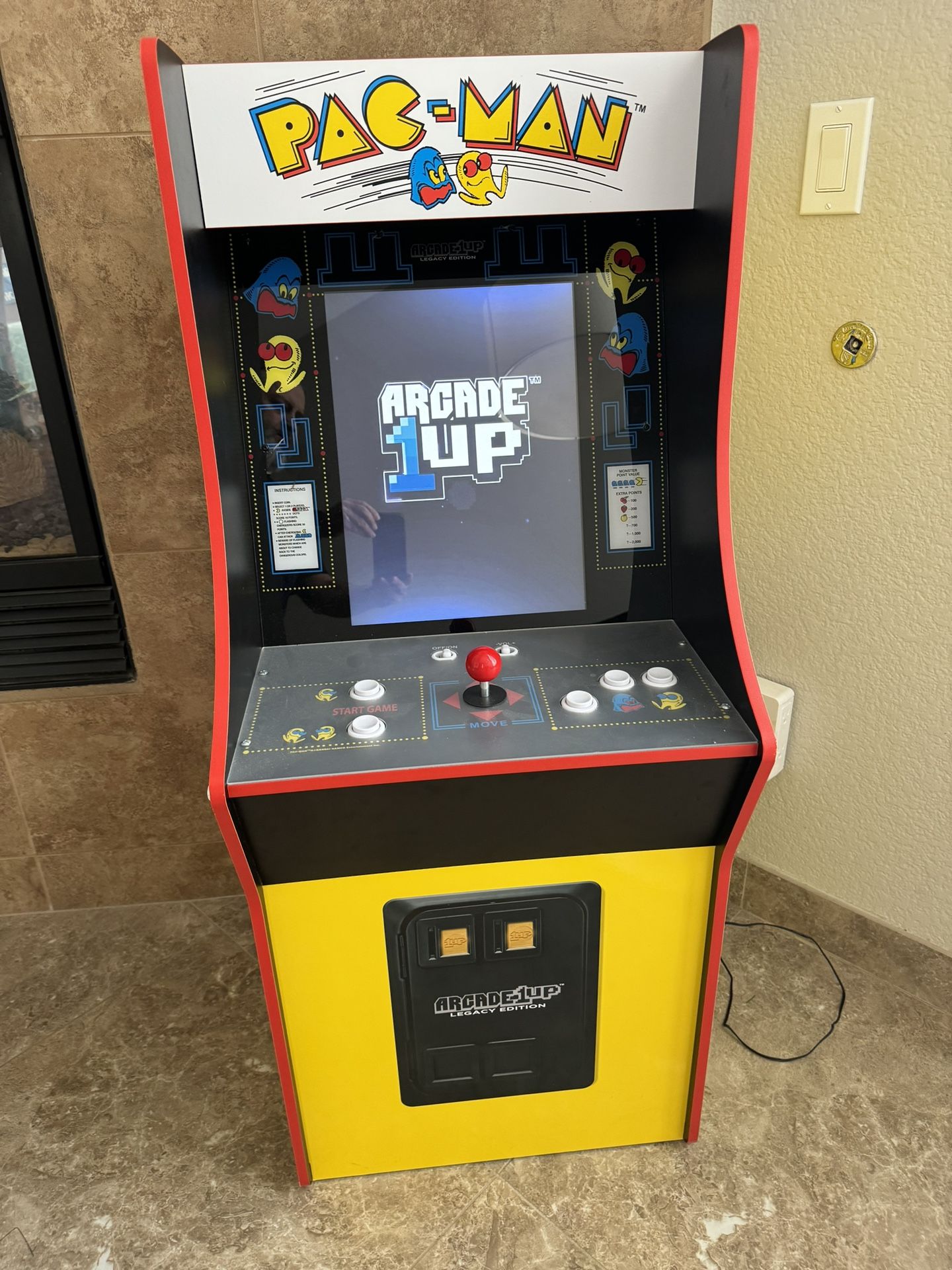 ARCADE1UP PAC-Man 12-in-1 Legacy Edition, 4ft