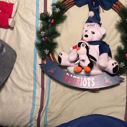 New England Patriots Wreath