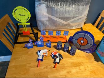 Nerf Targets and mini nerf guns $10