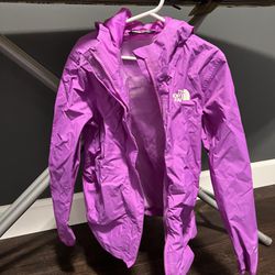 North face Girls Purple (10-12) Rain Jacket