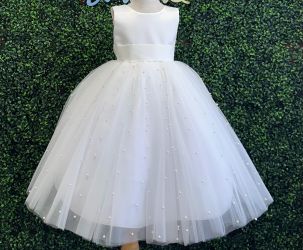 Flower Girl Dress Ivory/white