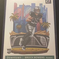 2024 Donruss Brock Bowers Rookie Downtown! Oversized
