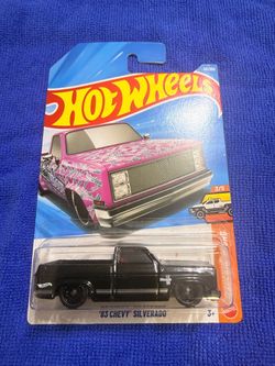Hot wheels black 83 Silverado