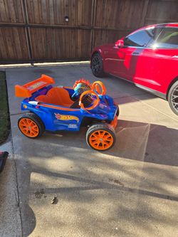 Hot Wheel Kid Driving Car