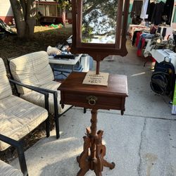 Vintage Shaving Stand.