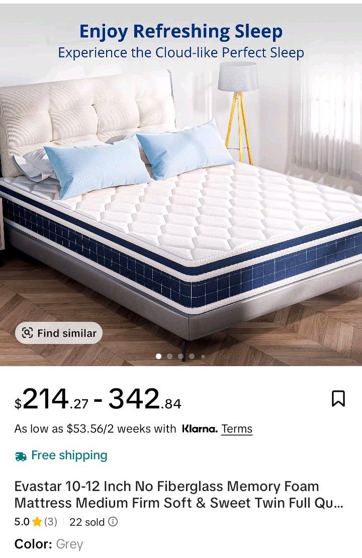 Memory Foam Queen Mattress