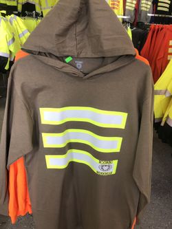 High Viz Long Sleeve With Hoodie