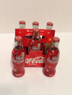 2003 Santa Claus Coke bottles