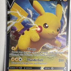 Pickachu and Morpeko V Holos Mint Condition