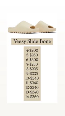 Yeezy Slide Bone