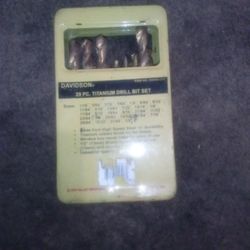 Davidson Titanium Drill Bit Set