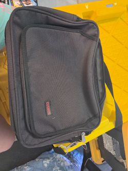 COSMOS Black Travel Organizer Briefcase Laptop Shoulder Bag