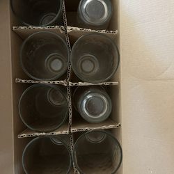8 Pieces Daisy Design Cooler Glasses, Libbey Brand, $15